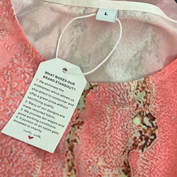 💃NWT Designer Fashion Top Size Large So Much to Wear Is Wardrobe Must Have💃 - Picture 12 of 13